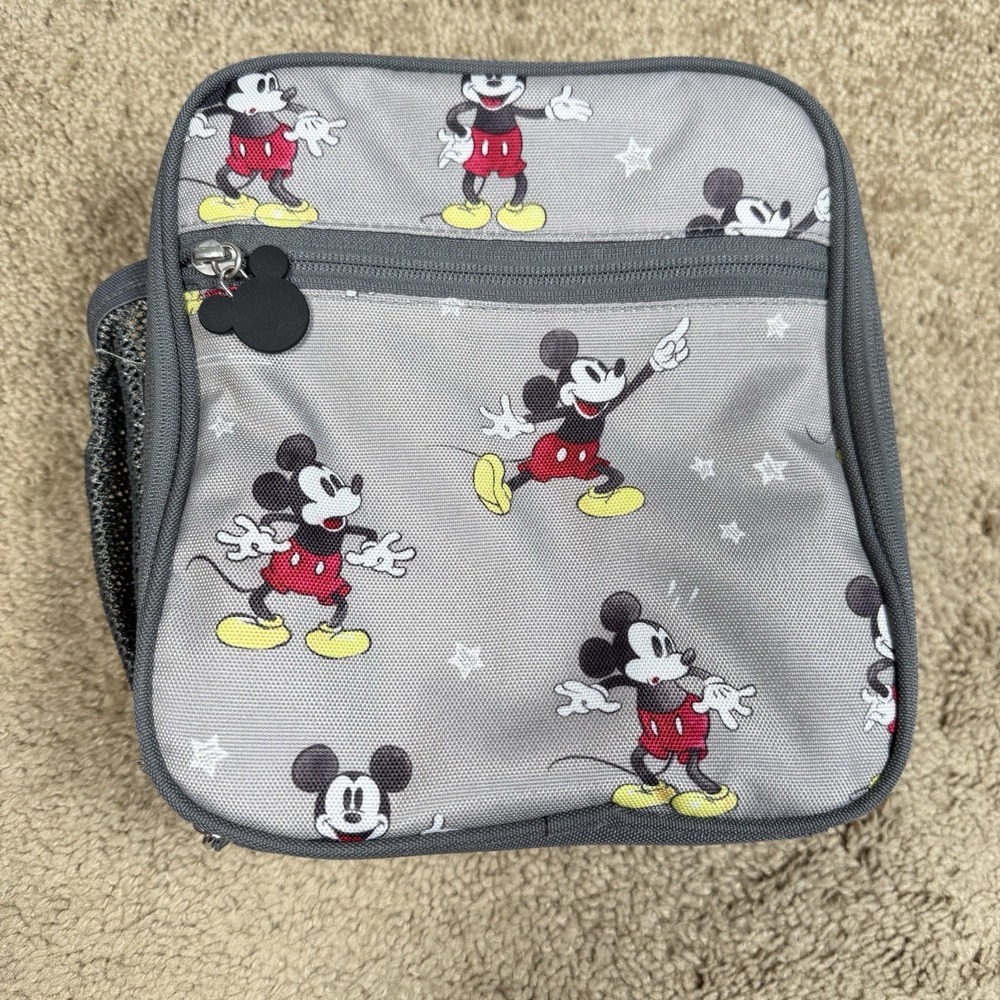 Pottery Barn Kids Mickey Mouse Mackenzie Lunch Box Gray Disney School Cooler